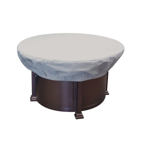 ESCENARIO 43 in. dia. x 12 in. Protective Color Round Fire Pits & Table Ottoman ES2650473